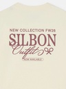 Camiseta Silbon Outfits Crema - Silbon