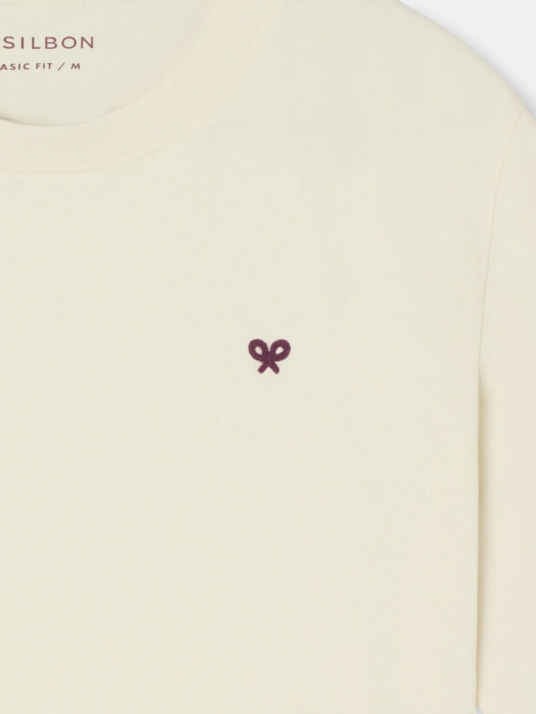 Camiseta Silbon Outfits Crema - Silbon