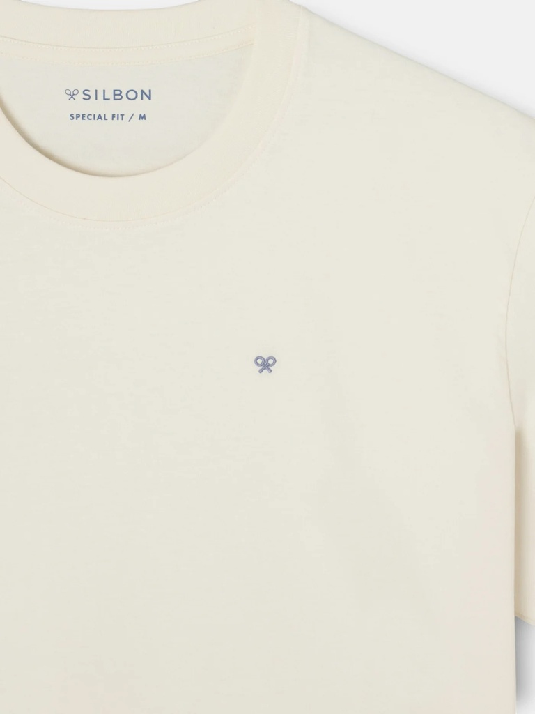 Camiseta Special Fit Evolve To Survive Crema - Silbon