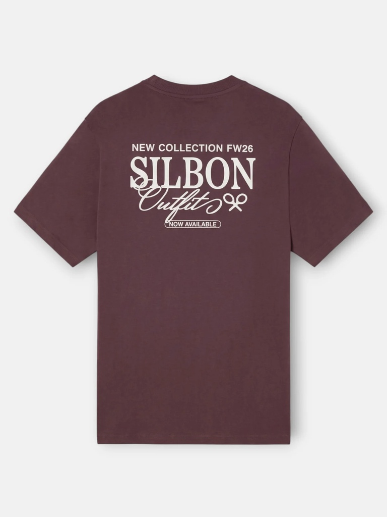 Camiseta Silbon Outfits Burdeos - Silbon