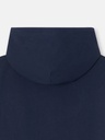 Sudadera Capucha Relaxed Franjas Azul Marino - Silbon