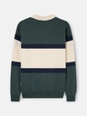 Sudadera Cuello Polo Silbon Club Verde Oscuro - Silbon