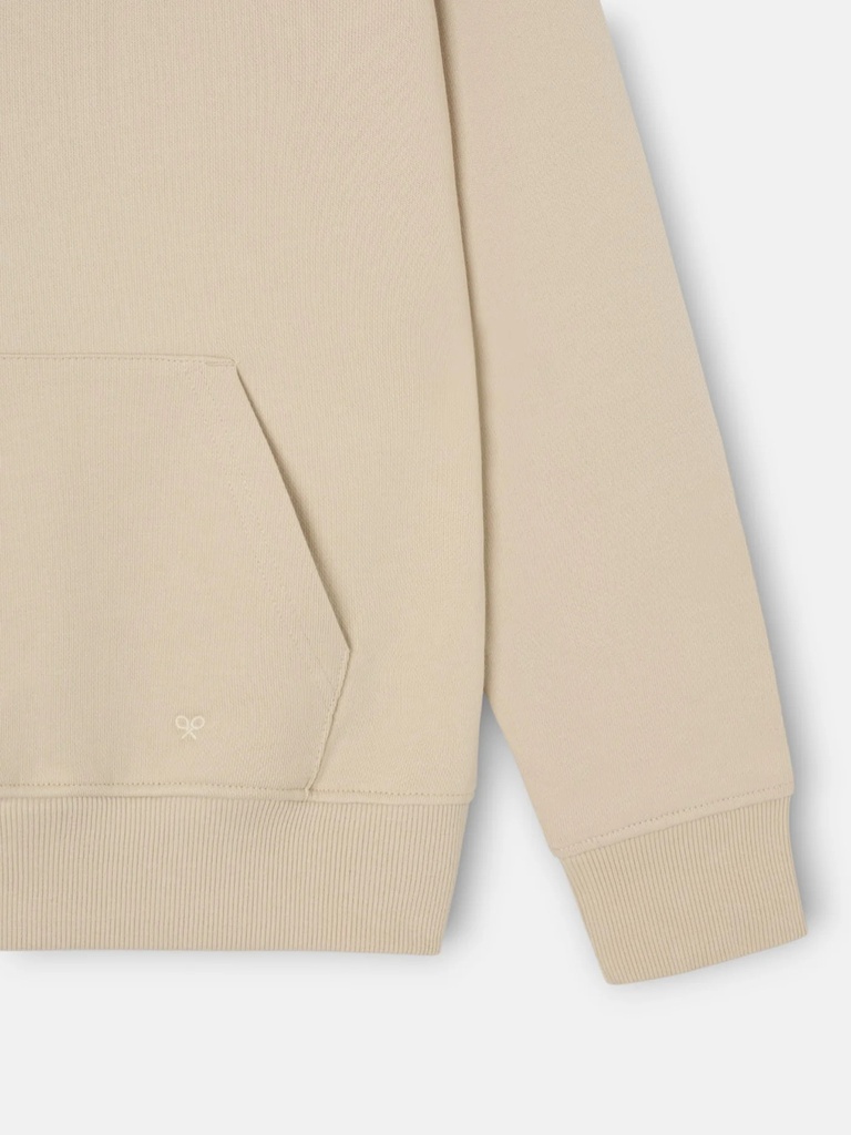 Sudadera Capucha Cuerda Beige - Silbon