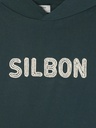 Sudadera Capucha Cuerda Verde Oscuro - Silbon