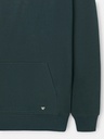 Sudadera Capucha Cuerda Verde Oscuro - Silbon