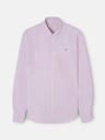 Camisa Sport Oxford Rayas Burdeos - Silbon
