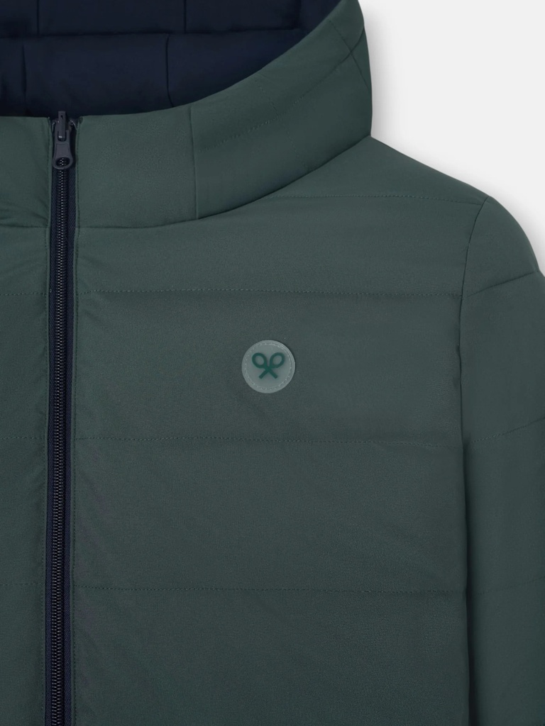 Abrigo Técnico Reversible Azul Marino Verde - Silbon