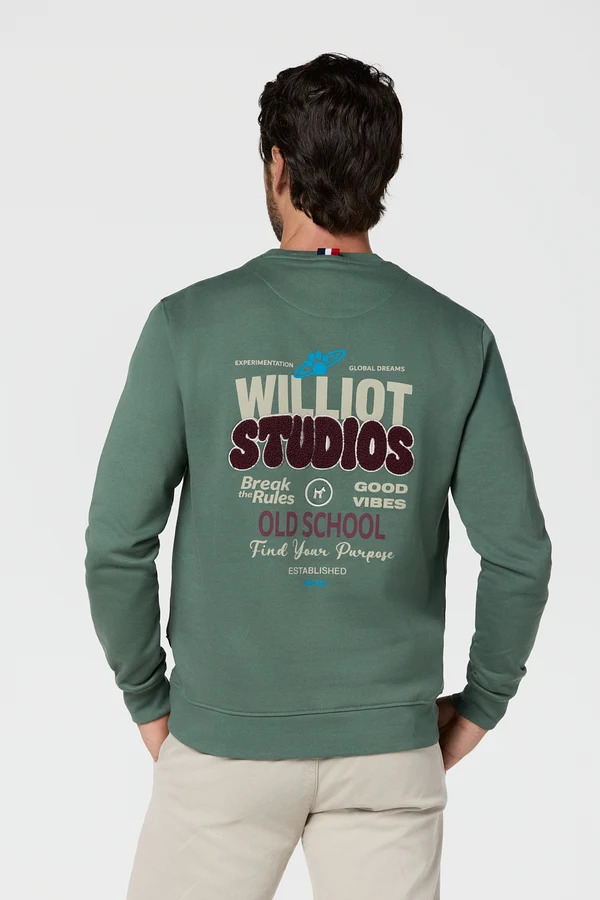 Sudadera Studios Verde Bosque - Williot