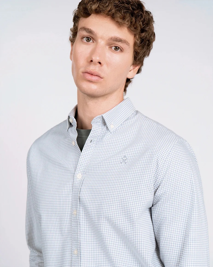 Camisa Cuadros Vichy Blue Haze - Harper &amp; Neyer