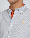 Camisa Rayas Mediterráneo Blue Tide - Harper &amp; Neyer