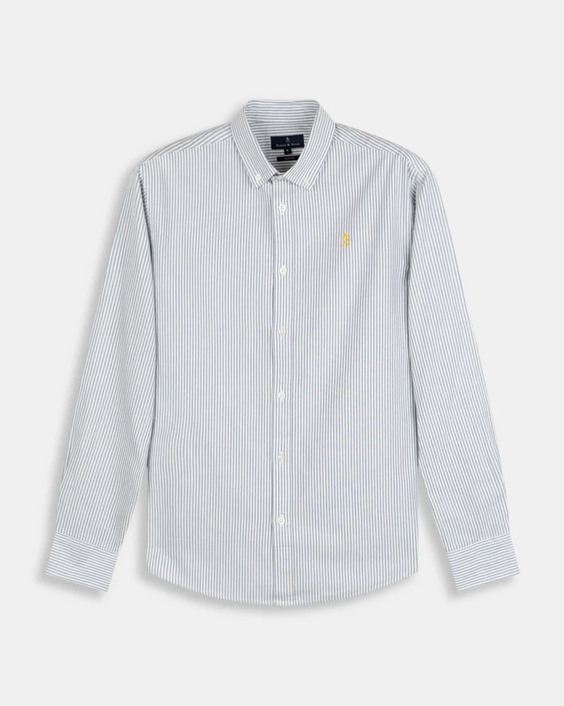 Camisa Rayas Mediterráneo Blue Tide - Harper &amp; Neyer