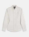 Camisa Rayas North Sea Gray Ember - Harper &amp; Neyer