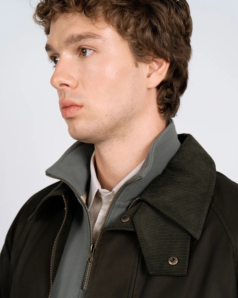 Chaqueta Waxed England Crocket Green - Harper &amp; Neyer
