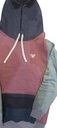 Sudadera Capucha Multicolor Burdeos - Silbon