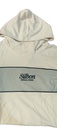 Sudadera Capucha Bloque Snaps Crema - Silbon