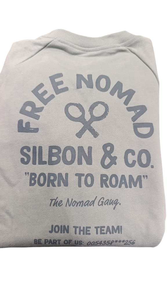Sudadera Ranglan Free Nomad Verde Claro - Silbon