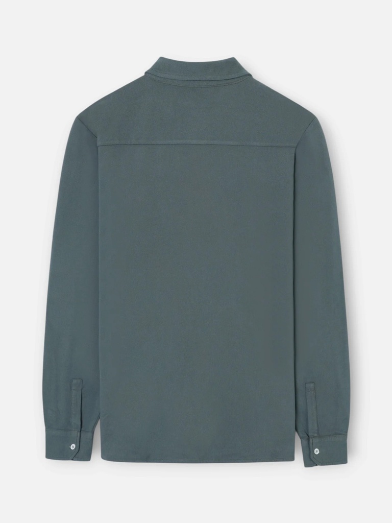 Polo Manga Larga Verde Oscuro - Silbon