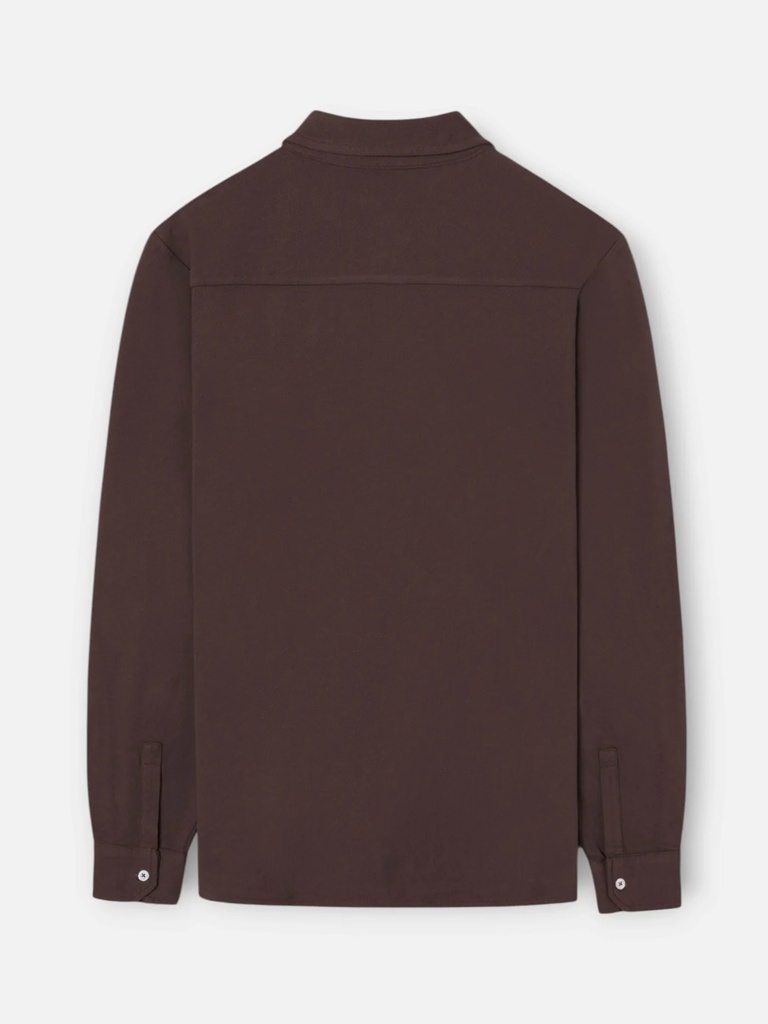 Polo Manga Larga Burdeos - Silbon