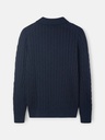 Jersey Cuello Polo Ochos Azul Marino - Silbon