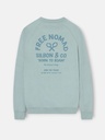 Sudadera Ranglan Free Nomad Verde Claro - Silbon