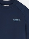 Sudadera Ranglan Free Nomad Azul Marinio - Silbon