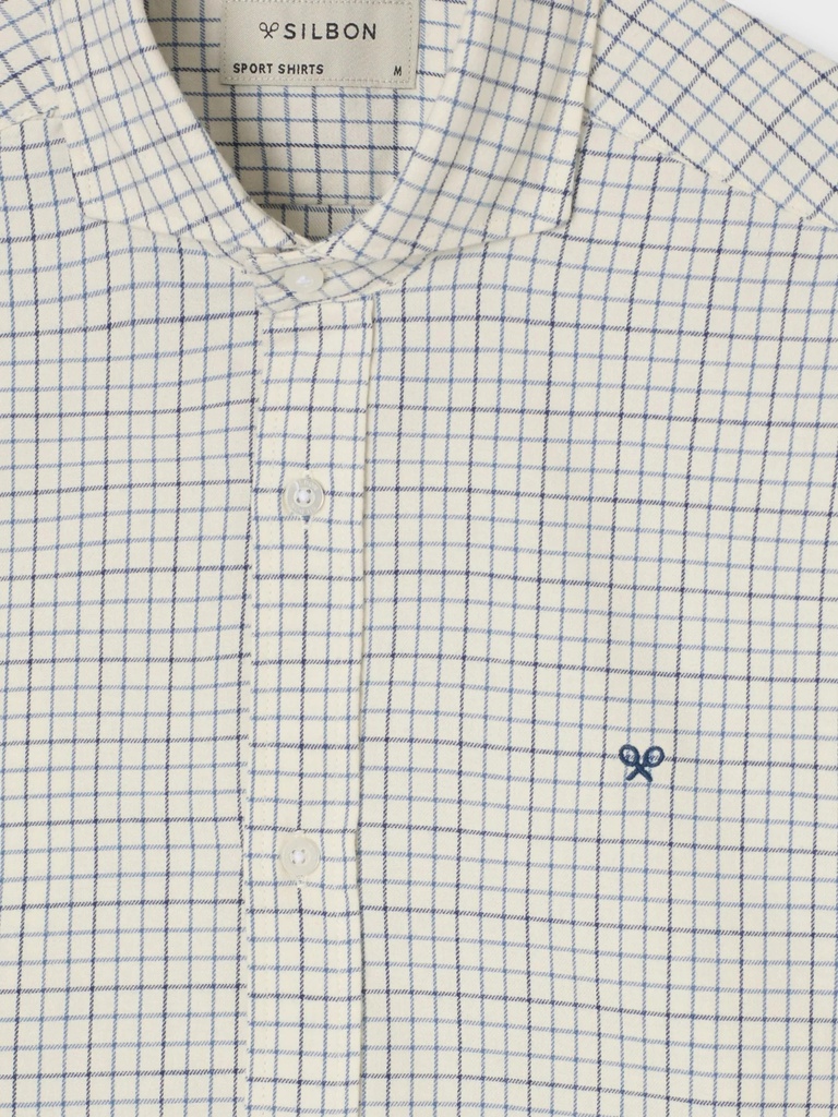 Camisa Sport Warm Cuadros Azules - Silbon