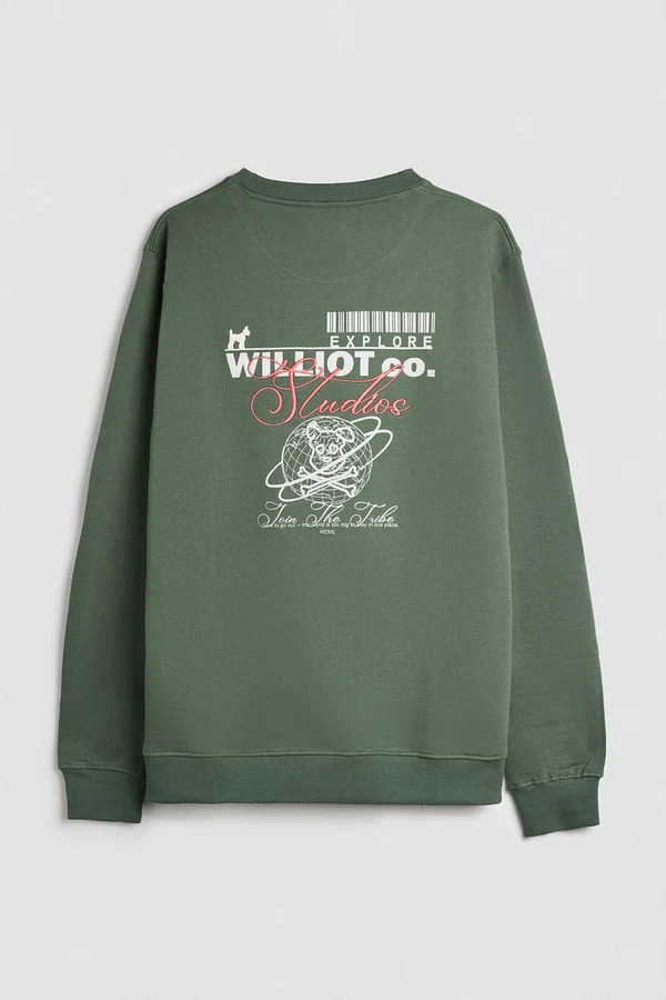 Sudadera Tribe Verde Bosque - Williot