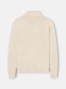 Jersey Media Cremallera Beige - Silbon