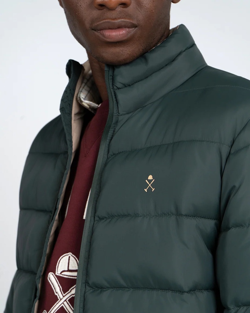 Parka Acolchada Galway Green Forest - Harper &amp; Neyer