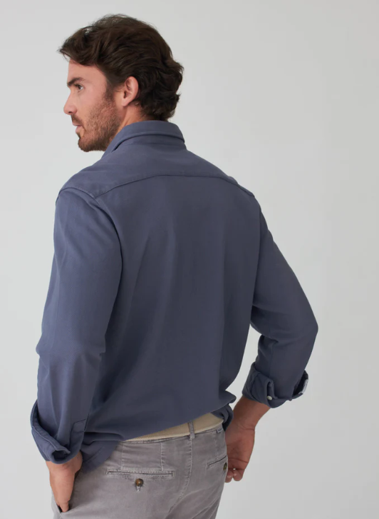 The Cotton Polera Gris Pizarra - The Brubaker