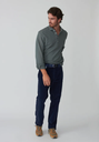 The Cotton Polera Verde Piedra - The Brubaker