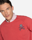 Sudadera Hurricane Calavera Harper Roja