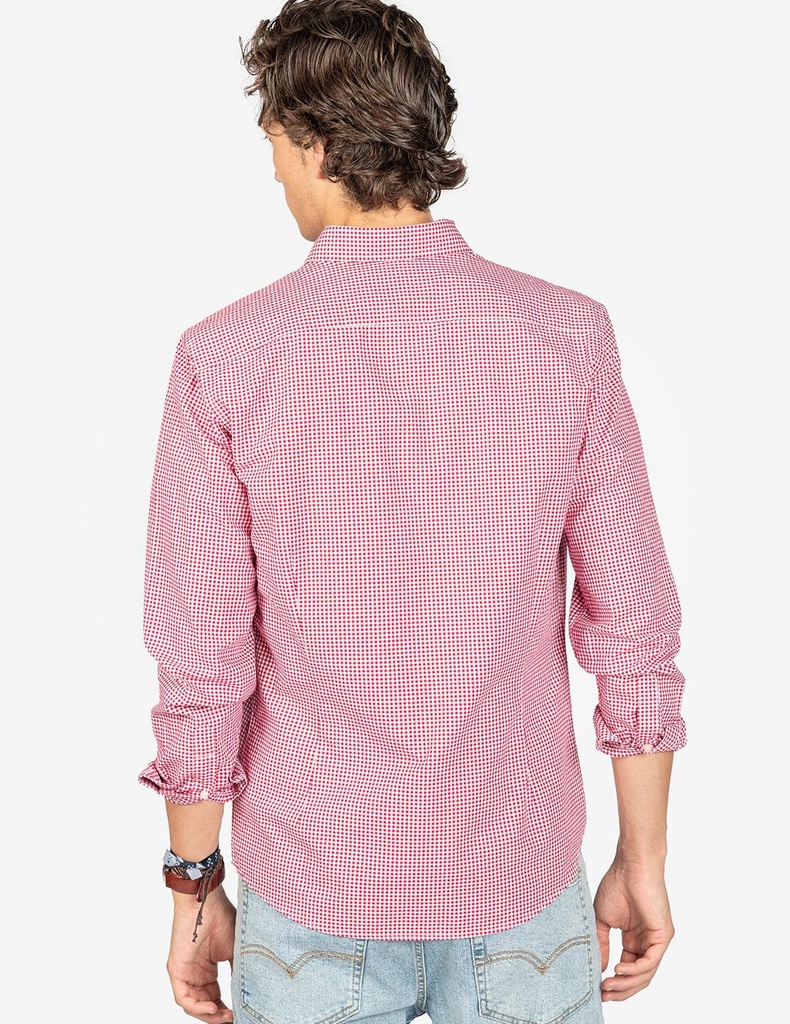 Camisa Cuadros Vichy Egea Roja - Harper &amp; Neyer