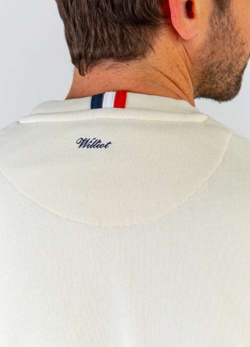 Sudadera Wiliot Tejido Toalla Crema