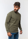 Sudadera Orgánica Bordada Verde Khaki Williot