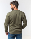 Sudadera Orgánica Bordada Verde Khaki Williot