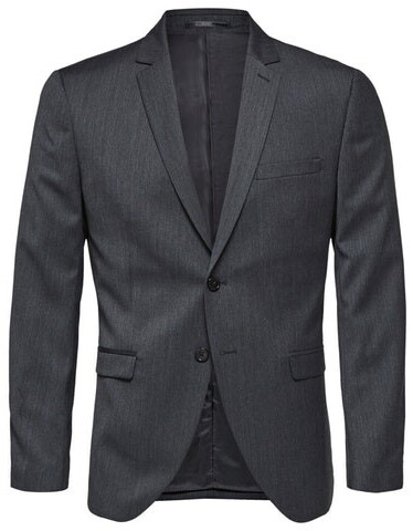 SlhSlim Mylobill Grey Blazer B - Americana Gris - Selected Homme