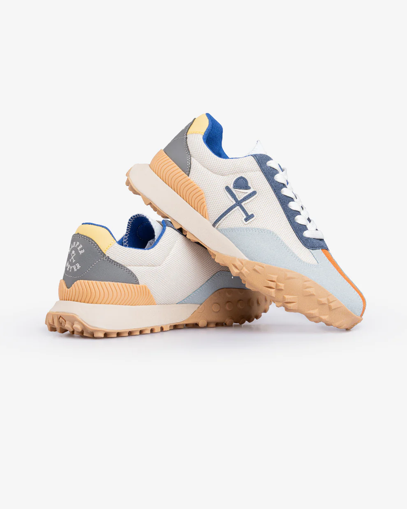Sneaker Carcross Blanca y Azul Harper