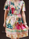 Vestido Estampado Barroco - Peace&amp;Love