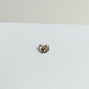 Pendientes Boomerang Brillo Dorado
