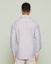 Camisa Polera Rayas Burdeos - Scotta