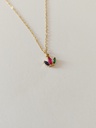 Collar Corona Circonitas Colores Dorado