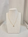 Collar Inicial Dorada Plana y Fina Letra "G"