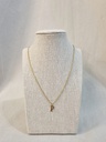 Collar Inicial Dorada Plana y Fina Letra &quot;P&quot;