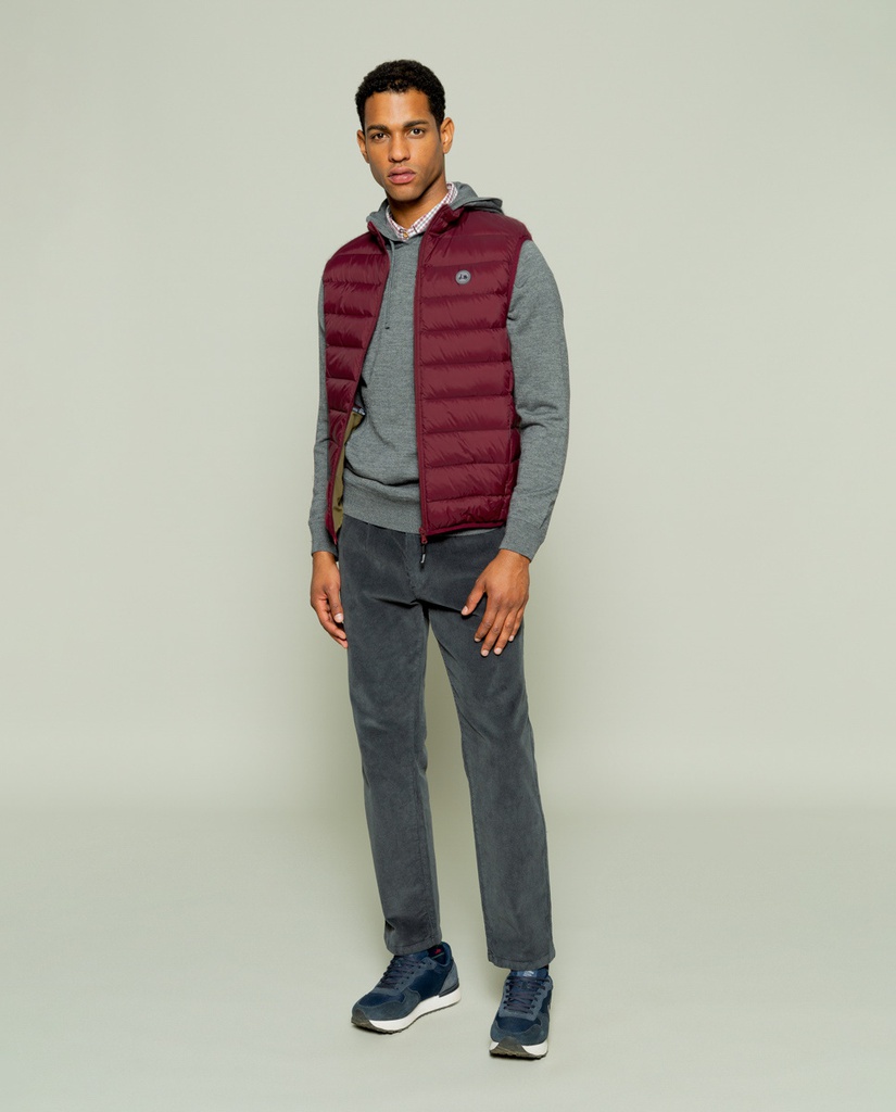 Chaleco Classic Acolchado Burdeos - Scotta