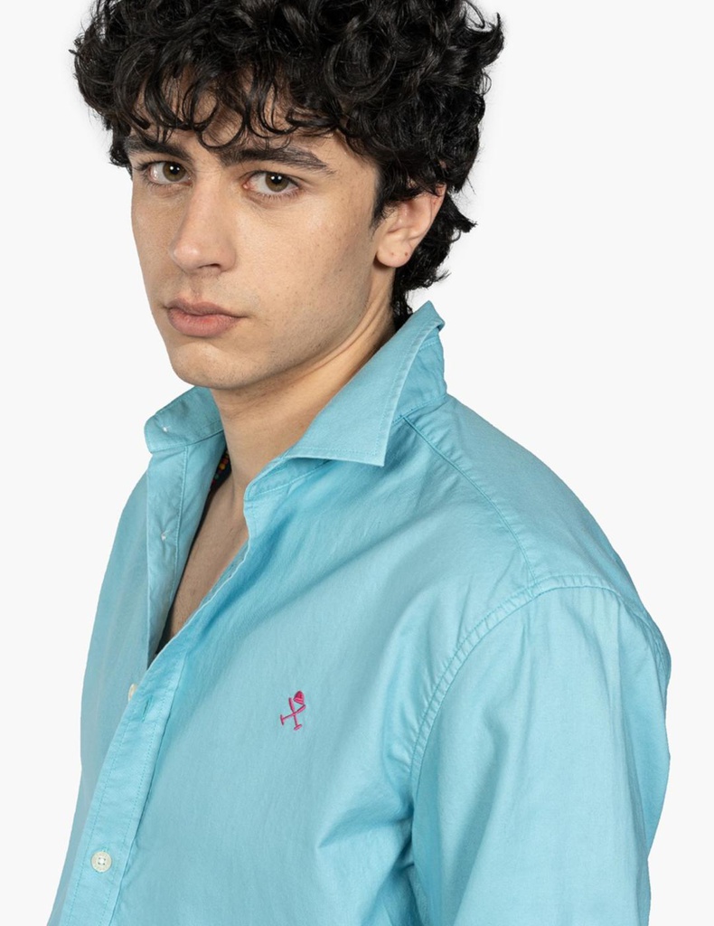 Camisa Capri Azul Mediterraneo - Harper &amp; Neyer