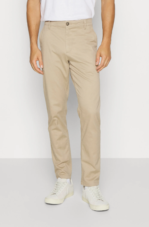 Pantalón Chino Beige (Moonstruck) - Slim Bill Pant Flex 175 - Selected