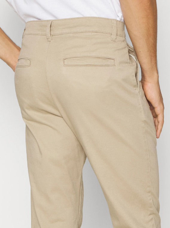 Pantalón Chino Beige (Moonstruck) - Slim Bill Pant Flex 175 - Selected