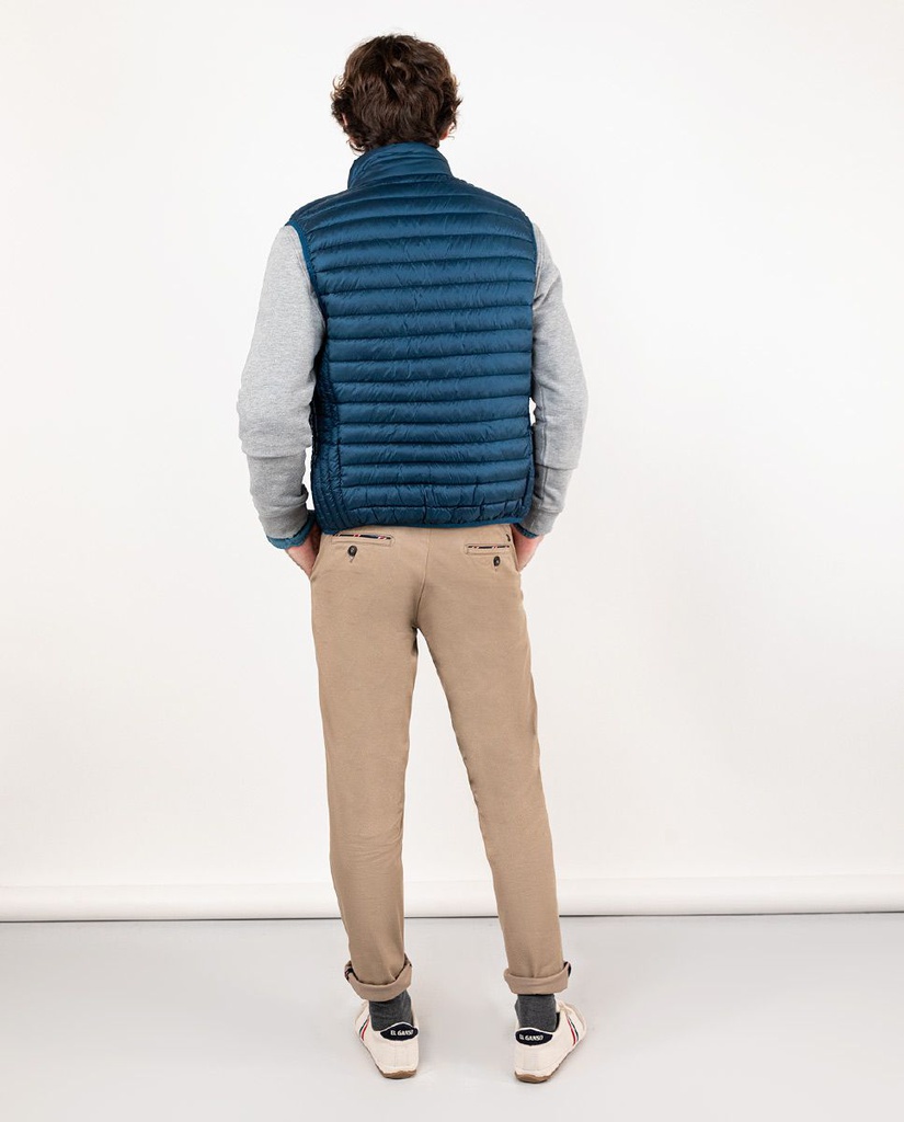 Chaleco Acolchado Básico Azul - El Ganso