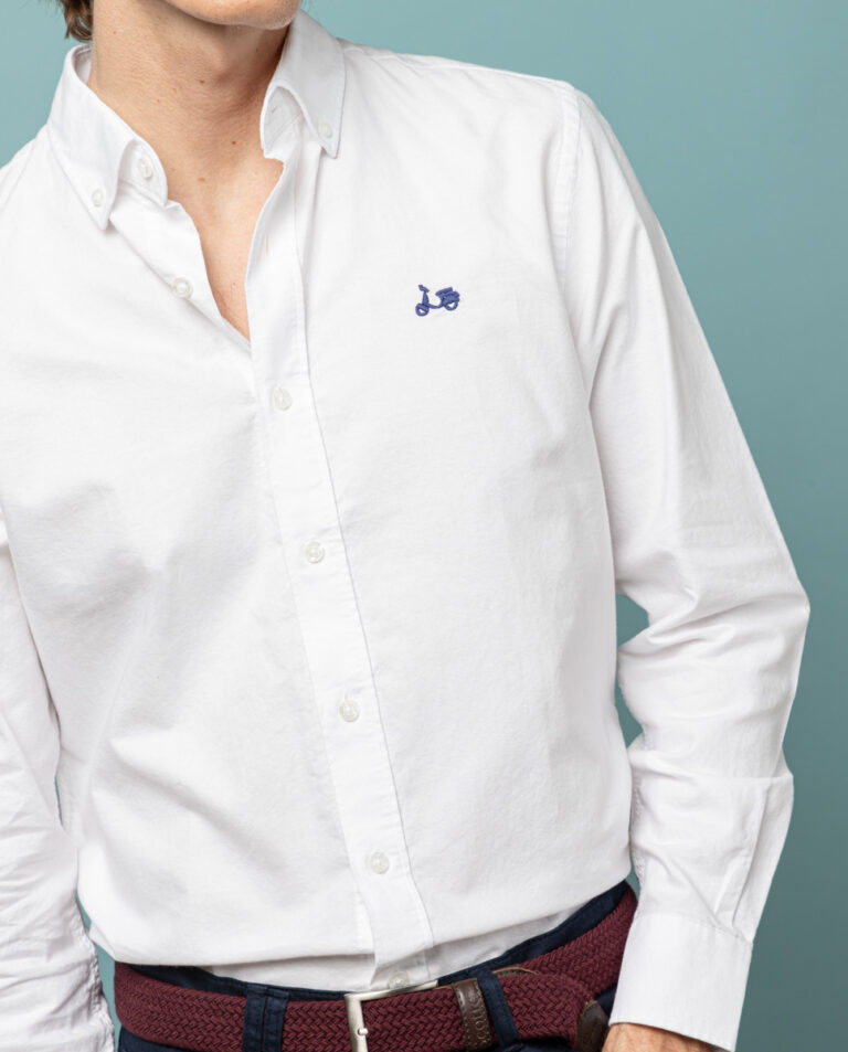 Camisa Oxford Regular Blanco - Scotta